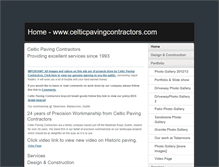 Tablet Screenshot of celticpavingcontractors.com